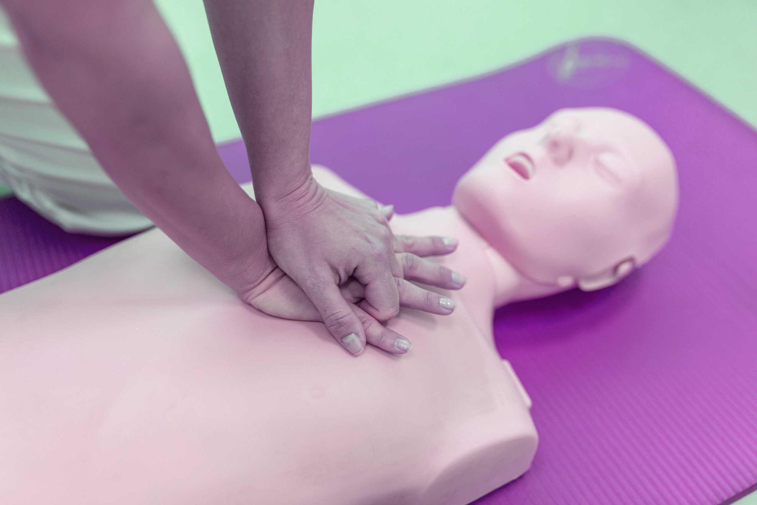 CPR Training done on a Dummy - Epitome Hospitals